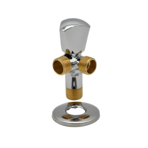 MK AV2 1 2×1 2×1 2, brass 2 way angle valve