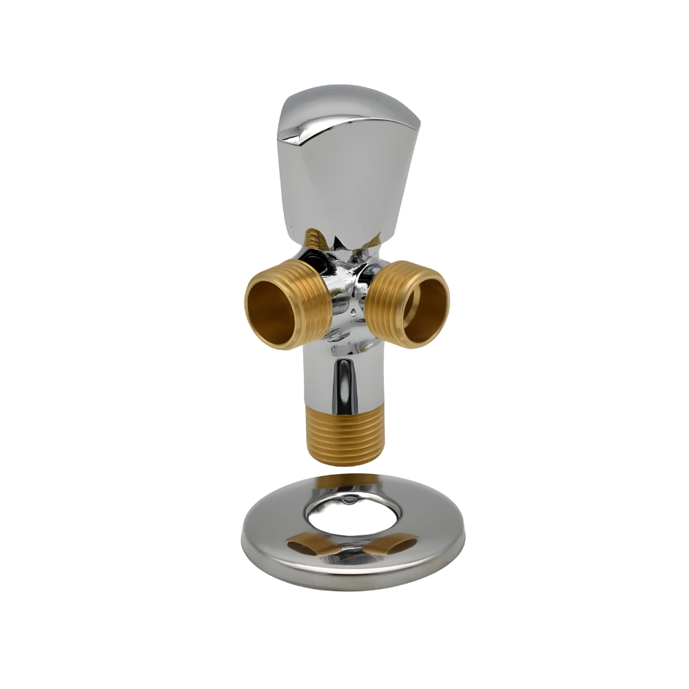 MK AV2 1 2×1 2×1 2, brass 2 way angle valve