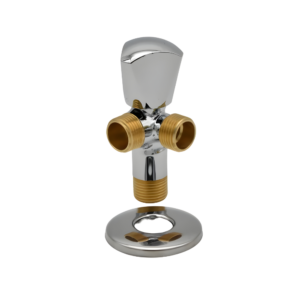 MK AV2 1 2×1 2×1 2, brass 2 way angle valve