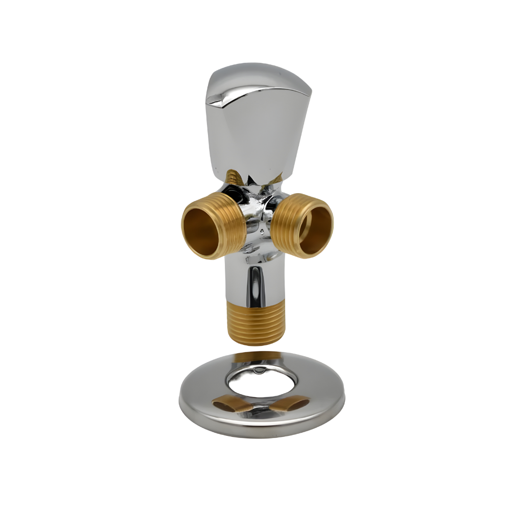 MK AV2 1 2×1 2×1 2, brass 2 way angle valve