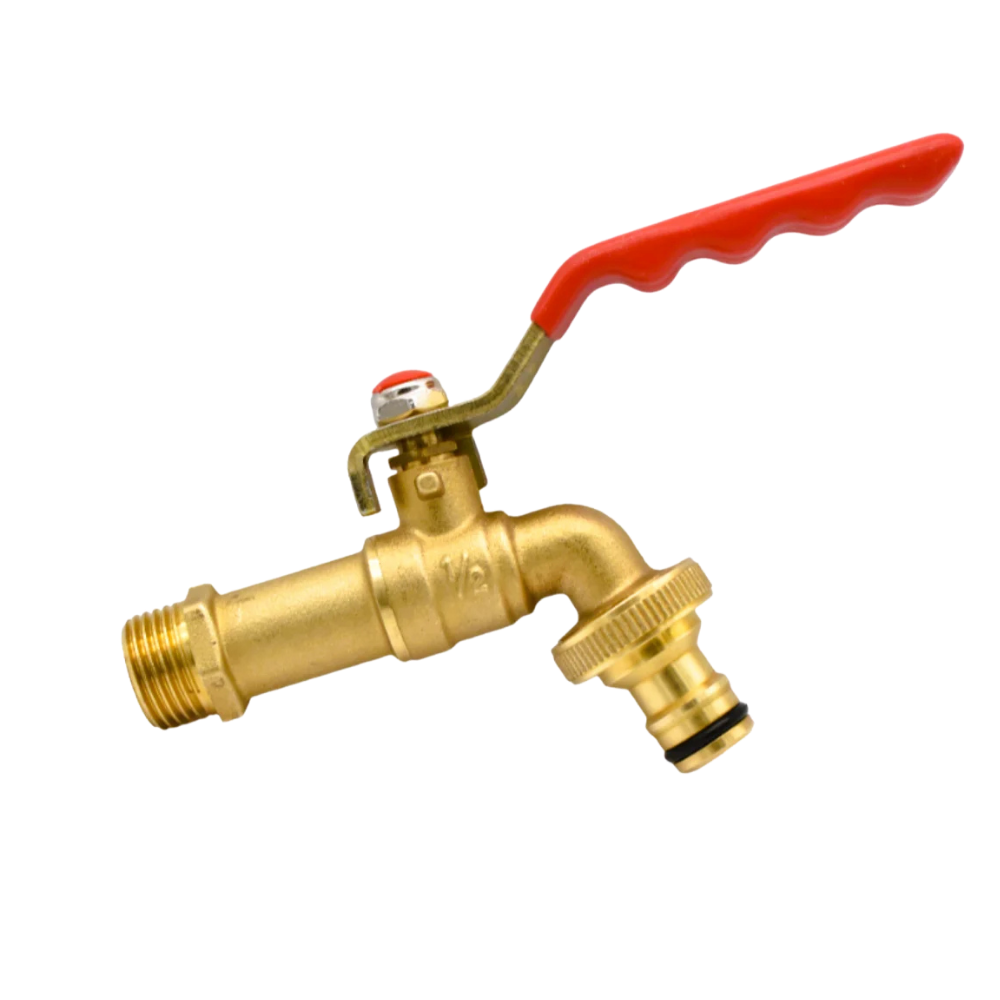 SRK BC12  1 2×3 4, Brass bib cock